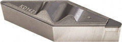 Kennametal - VPGN332, KD1425 Grade Diamond Tipped Profiling Insert - Uncoated, 35° Incl Angle, Diamond, 0.6538" Side Length, 3/16" Thick, 1/32" Corner Radius, 3/8" Inscribed Circle - USA Tool & Supply