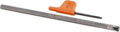Kennametal - 7.06mm Min Bore Diam, 150mm OAL, 6mm Shank Diam, E-STLD Indexable Boring Bar - TD.. 07T1202 Insert, Screw Holding Method - USA Tool & Supply