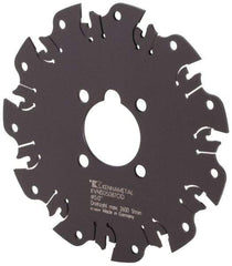 Kennametal - Arbor Hole Connection, 0.089" Cutting Width, 1-3/8" Depth of Cut, 5" Cutter Diam, 1-1/4" Hole Diam, 11 Tooth Indexable Slotting Cutter - KVNS Toolholder, OD 2087.. Insert - USA Tool & Supply