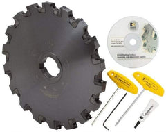 Kennametal - Arbor Hole Connection, 0.709" Cutting Width, 4.516" Depth of Cut, 12" Cutter Diam, 2" Hole Diam, 18 Tooth Indexable Slotting Cutter - KSSS Toolholder, SD.. 43.. Insert, Neutral Cutting Direction - USA Tool & Supply