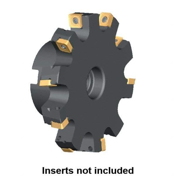 Kennametal - Shell Mount Connection, 1.2535" Depth of Cut, 125mm Cutter Diam, 1.2598" Hole Diam, 12 Tooth Indexable Slotting Cutter - KSSS Toolholder, SP.T 10T3.. Insert - USA Tool & Supply