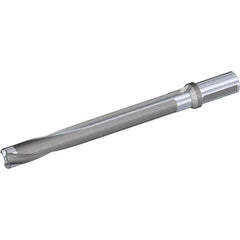 Kennametal - Series KSEM Plus, Head Connection FDS28, 8xD, 1-1/2" Shank Diam, Drill Body - SSF Toolholder, 26.49mm Nose Diam, 378.26mm OAL, 283.01mm Drill Body Length, 226.01mm Flute Length, Weldon Flat Shank, Through Coolant - USA Tool & Supply