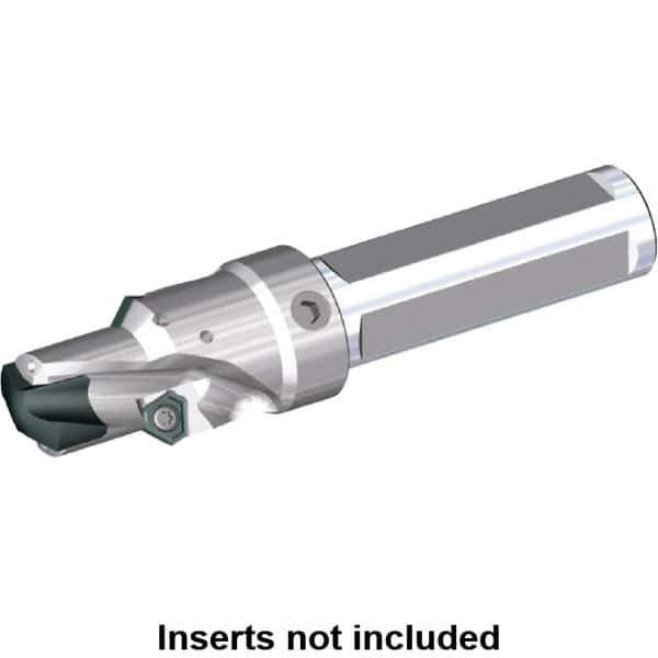 Kennametal - 15.88 to 18mm Diam, 1xD, 18mm Max Depth, 3/4" Shank Diam, 107.95mm OAL, Replaceable Tip Drill - KSEM0625, TPGX 1102ZPR Insert, 1 Seat Size, KSEM Toolholder, Series KSEM Chamfer - USA Tool & Supply