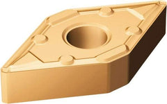 Sandvik Coromant - DNMX332 WF Grade 1115 Carbide Turning Insert - TiAlN/AlCr2O3 Finish, 55° Diamond, 3/8" Inscr Circle, 3/16" Thick, 1/32" Corner Radius - USA Tool & Supply