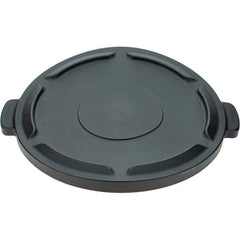 O-Cedar - Round Lid for Use with 44 Gal Round Trash Cans - Black, Plastic, For O-Cedar 6844 - USA Tool & Supply