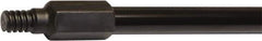 O-Cedar - 60 x 1" Metal Squeegee Handle - Threaded Connection, Black - USA Tool & Supply