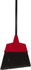 O-Cedar - 11" Wide, Black Synthetic Bristles, 48" Metal Handle, Angled Broom - Flagged - USA Tool & Supply