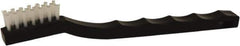 O-Cedar - 1/2" Bristle Length, Nylon Cleaning & Finishing Brush - 1" Wide Head, 7" OAL, Black, Plastic Block - USA Tool & Supply