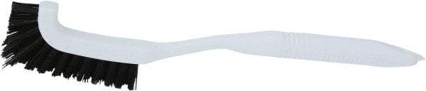 O-Cedar - 3/4" Bristle Length, Nylon Scouring Brush - 3/4" Wide Head, 8-1/2" OAL, White, Plastic Block - USA Tool & Supply