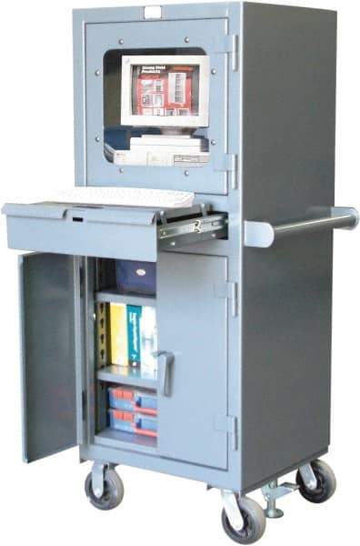 Strong Hold - Computer Cabinets Type: Mobile Computer Cabinet Width (Inch): 26 - USA Tool & Supply