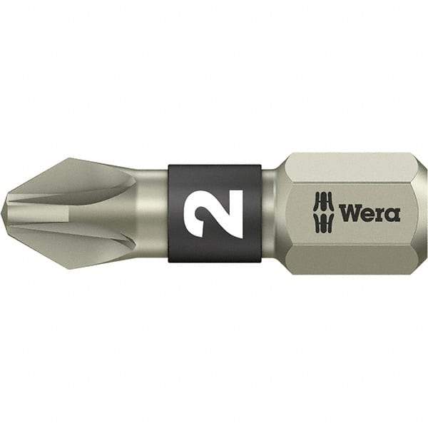 Wera - #1 Pozidriv Screwdriver Bit - 1" OAL - USA Tool & Supply