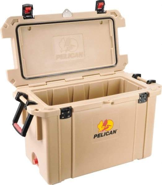 Pelican Products, Inc. - 95 Qt Cooler - Polyurethane, Tan - USA Tool & Supply