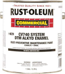 Rust-Oleum - 128 oz Yellow Paint Powder Coating - 265 to 440 Sq Ft Coverage - USA Tool & Supply