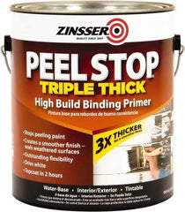 Rust-Oleum - 1 Gal White Peel Stop Primer - 50 to 200 Sq Ft Coverage, <100 gL Content, Quick Drying, Interior/Exterior - USA Tool & Supply