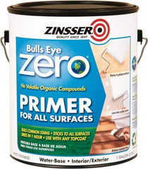 Rust-Oleum - 1 Gal White Primer Sealer - 400 Sq Ft Coverage, <1 gL Content, Quick Drying, Interior/Exterior - USA Tool & Supply