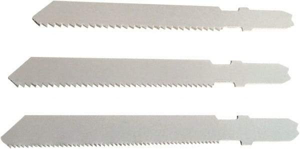 Disston - 3 Piece, 3" to 3" Long, 10-14 to 24 Teeth per Inch, Bi-Metal Jig Saw Blade Set - Toothed Edge, U-Shank - USA Tool & Supply