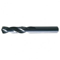 #12 RHS / RHC HSS 135 Degree Split Point Heavy Duty Screw Machine Length Drill - Steam Oxide - USA Tool & Supply