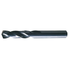 10.20mm RHS / RHC HSS 135 Degree Split Point Heavy Duty Screw Machine Length Drill - Steam Oxide - Exact Industrial Supply