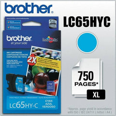 Brother - Cyan Ink Cartridge - Use with Brother MFC-5890CN, 5895CW, 6490CW, 6890CDW - USA Tool & Supply