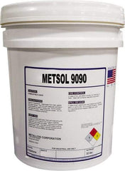 Metalloid - Metsol 9090, 5 Gal Pail Cutting Fluid - Water Soluble - USA Tool & Supply