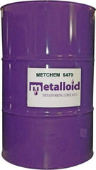 Metalloid - MetChem 6470, 55 Gal Drum Cutting Fluid - Synthetic - USA Tool & Supply