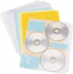 innovera - 10 Piece Clear Double Sided Refill Sheet - 11-7/8" High x 11-1/2" Wide - USA Tool & Supply