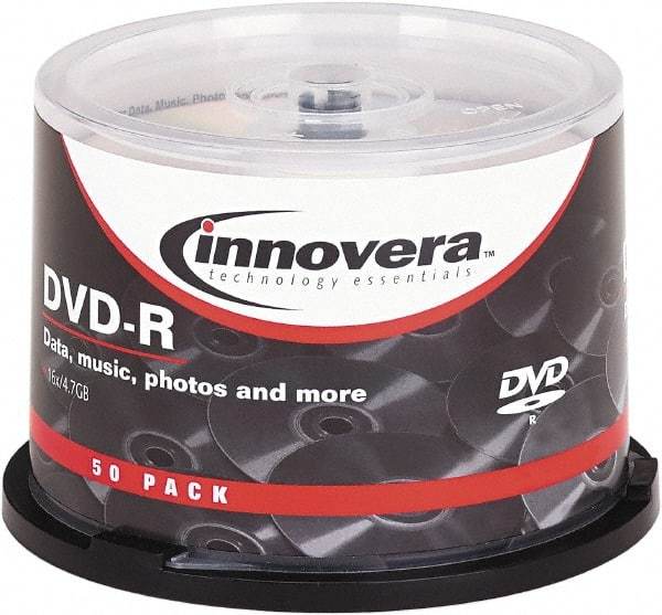 innovera - DVD-R Discs - Use with CD, DVD Drives - USA Tool & Supply