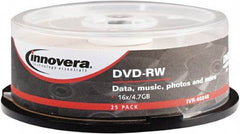 innovera - DVD-RW Discs - Use with CD, DVD Drives - USA Tool & Supply