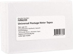 innovera - 5-1/4" Long, White Postage Label - For Pitney Bowes DM100i, DM200L, E700, E707, K700, Mailstation, P700 - USA Tool & Supply