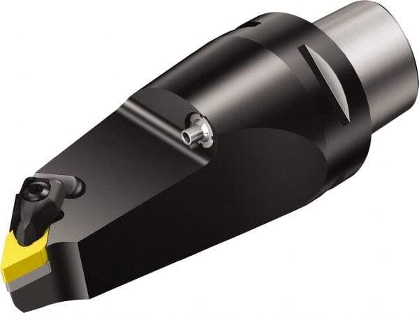 Sandvik Coromant - Left Hand Cut, Size C8, DNMG 432 Insert Compatiblity, Modular Turning & Profiling Cutting Unit Head - 0.98mm Ctr to Cutting Edge, 160mm Head Length, Through Coolant, Series T-Max P - USA Tool & Supply