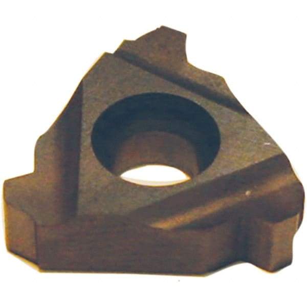 Tool-Flo - 16ER External Right Hand 6 API V 0.055 Laydown Threading Insert - Grade AC22C, AlTiN Coated Carbide - USA Tool & Supply