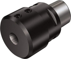 Sandvik Coromant - C6;40 System Size, Modular Tool Holding System Adapter - 112mm Projection, 80mm Body Diam, 150mm OAL, Through Coolant - Exact Industrial Supply