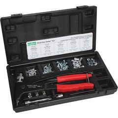 Marson - Riveter Kits Type: Manual Rivet Nut Tool Kit Minimum Size (Inch): #8 - USA Tool & Supply