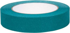 Duck - 15/16" Wide x 60 Yd Long Green Poly-Coated Paper Masking Tape - Series 240572 - USA Tool & Supply