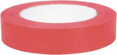 Duck - 15/16" Wide x 60 Yd Long Red Poly-Coated Paper Masking Tape - Series 240571 - USA Tool & Supply