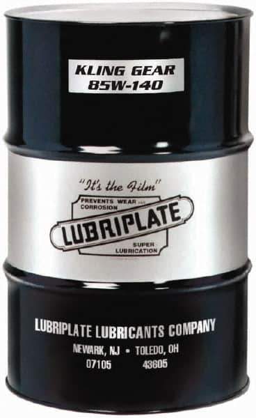 Lubriplate - 55 Gal Drum, Mineral Gear Oil - 40°F to 290°F, 1866 SUS Viscosity at 100°F, 140 SUS Viscosity at 210°F, ISO 460 - USA Tool & Supply