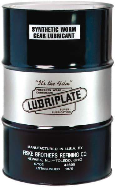 Lubriplate - 55 Gal Drum, Synthetic Gear Oil - 450°F, 2191 SUS Viscosity at 100°F, ISO 460 - USA Tool & Supply