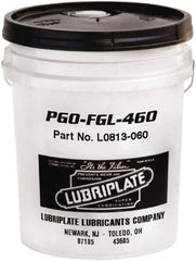 Lubriplate - 5 Gal Pail, Synthetic Gear Oil - 17°F to 443°F, 477 St Viscosity at 40°C, 83 St Viscosity at 100°C, ISO 460 - USA Tool & Supply