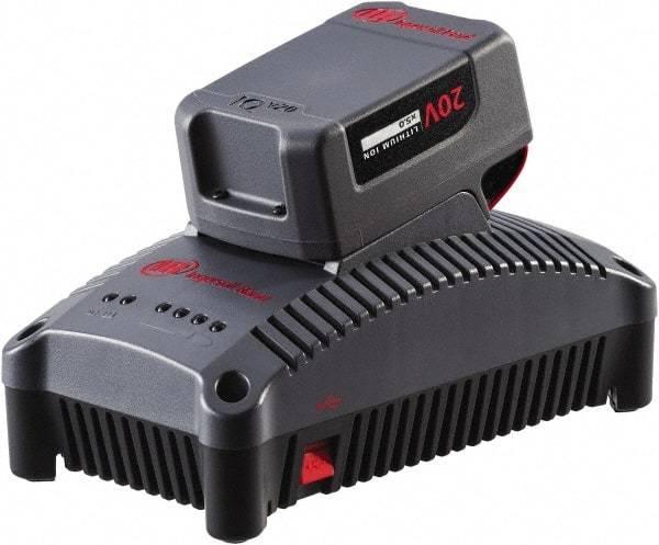 Ingersoll-Rand - 20 Volt, Lithium-Ion Power Tool Charger - 1 hr to Charge, AC Wall Outlet Power Source - USA Tool & Supply