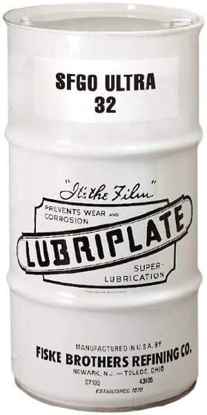 Lubriplate - 16 Gal Drum, ISO 32, SAE 10, Air Compressor Oil - -8°F to 375°, 160 Viscosity (SUS) at 100°F, 46 Viscosity (SUS) at 210°F - USA Tool & Supply