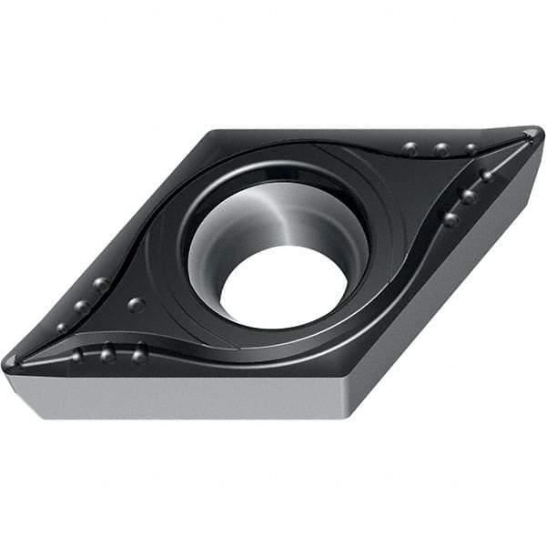 Walter - DCMT32.52 MK4 Grade WKK20S Carbide Turning Insert - 55° Diamond, 3/8" Inscr Circle, 5/32" Thick, 1/32" Corner Radius - USA Tool & Supply