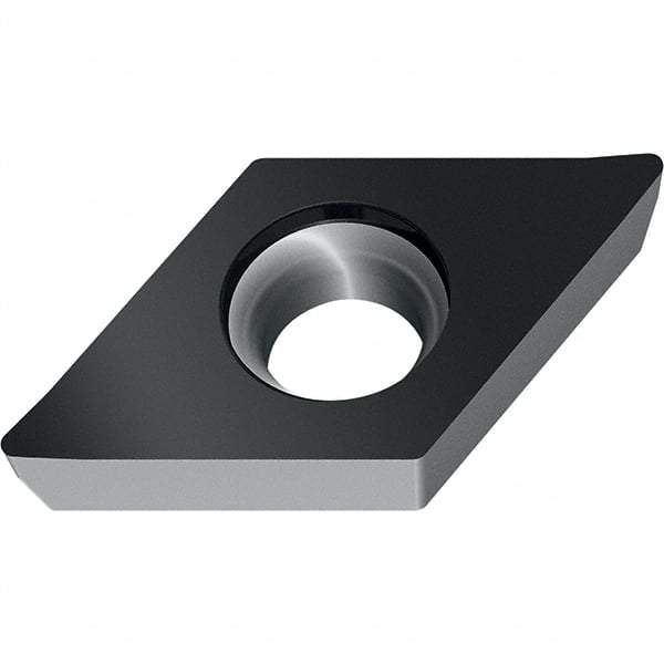 Walter - DCMW32.52 RK6 Grade WKK10S Carbide Turning Insert - TiCN/Al2O3 Finish, 55° Diamond, 3/8" Inscr Circle, 5/32" Thick, 1/32" Corner Radius - USA Tool & Supply