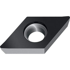 Walter - DCMW32.52 RK6 Grade WKK10S Carbide Turning Insert - TiCN/Al2O3 Finish, 55° Diamond, 3/8" Inscr Circle, 5/32" Thick, 1/32" Corner Radius - USA Tool & Supply