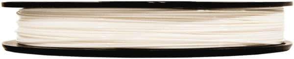 MakerBot - PLA Filament Large Spool - True White, Use with Replicator (5th Generation), Replicator 2, Replicator Z18 - USA Tool & Supply