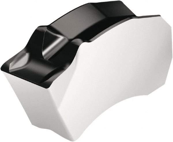 Walter - 3SX CE4 Grade WSM33S, 3mm Cutting Width Carbide Grooving Insert - 50mm Max Depth of Cut, Right Hand, 0.2mm Corner Radius, Al2O3/TiN Finish - USA Tool & Supply