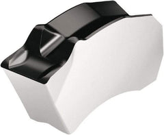 Walter - 3SX CE4 Grade WSM33S, 3mm Cutting Width Carbide Grooving Insert - 50mm Max Depth of Cut, Right Hand, 0.2mm Corner Radius, Al2O3/TiN Finish - USA Tool & Supply