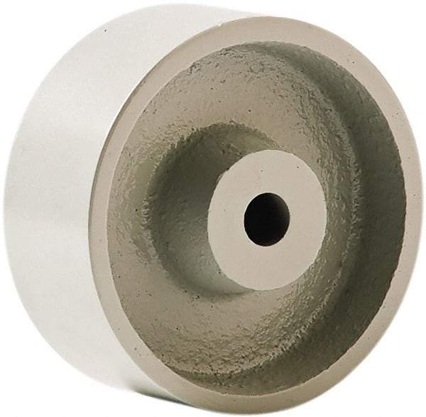 Fairbanks - 6 Inch Diameter x 2 Inch Wide, Semi-Steel Caster Wheel - 1,200 Lb. Capacity, 2-3/16 Inch Hub Length, 1/2 Inch Axle Diameter, Plain Bearing - USA Tool & Supply