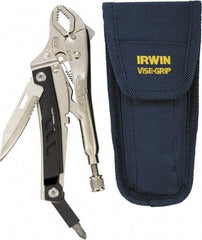 Irwin - Locking Pliers Multi-Tool Set - 5-1/2" OAL - USA Tool & Supply