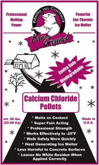 Bare Ground Solutions - 50 Lb Bag Calcium Chloride Pellets - Effective to -20°F - USA Tool & Supply