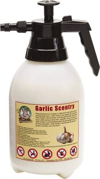 Bare Ground Solutions - Garlic Scentry Half Gallon Pre-loaded in Pump Sprayer to repel unwanted animals - Garlic Scentry harnesses the power of organics to fight insects and repel unwanted yard and garden pests. - USA Tool & Supply